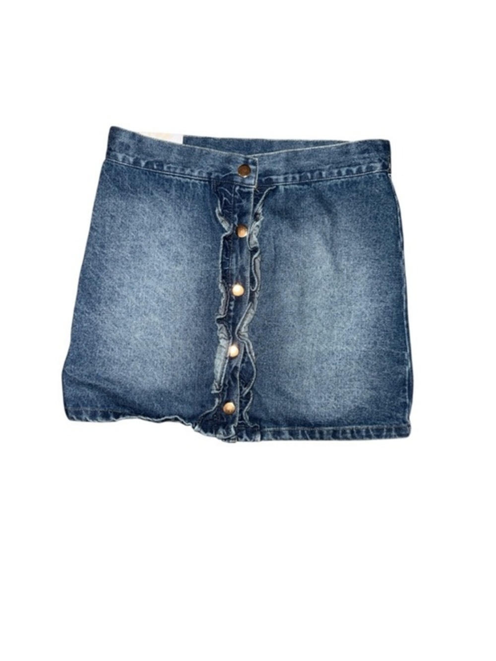 Tommy Bahama Light Blue Denim Skirt with Pink Label